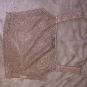 Glitter crop top